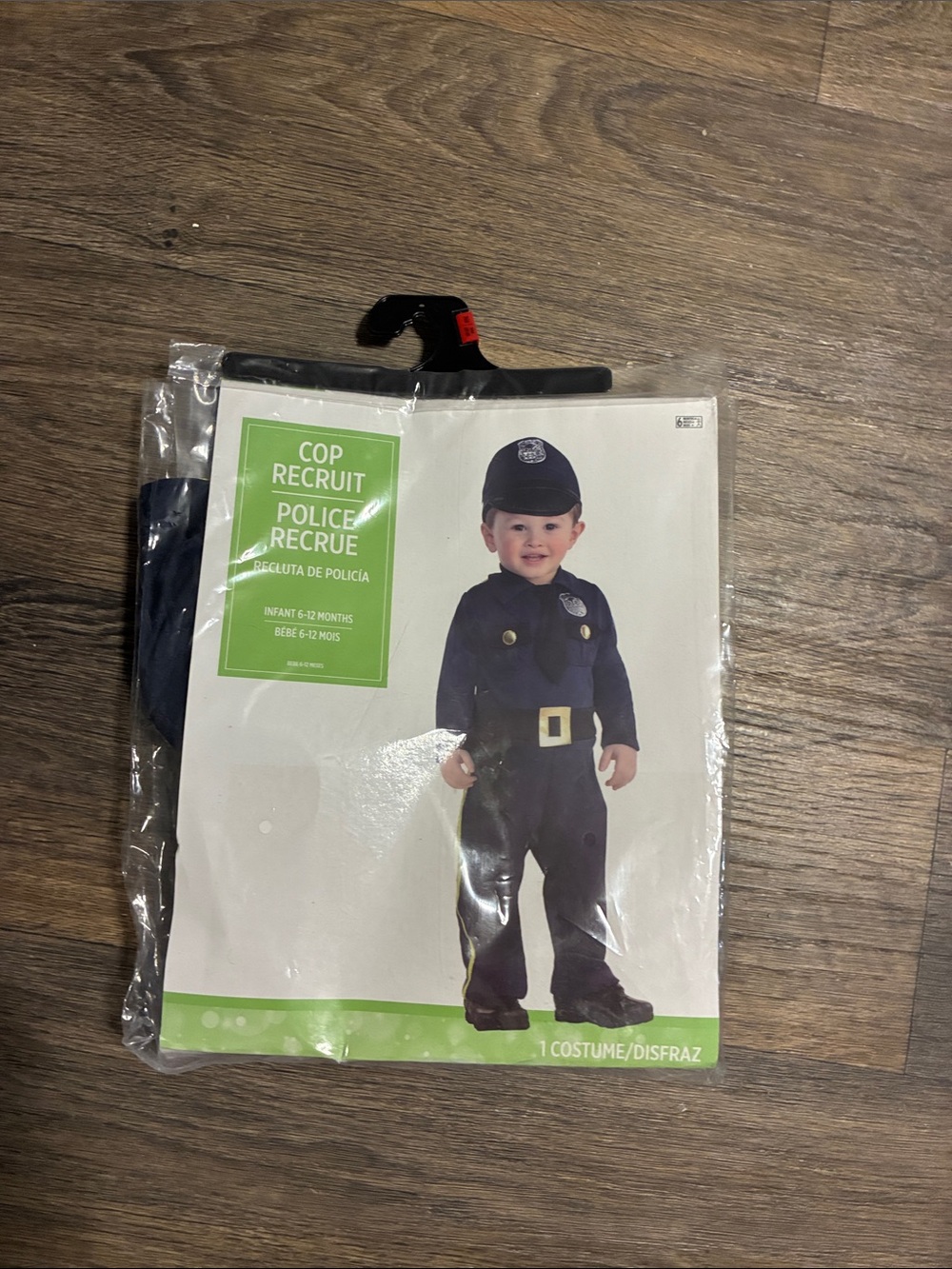 Police Halloween Costume 6-12 Months